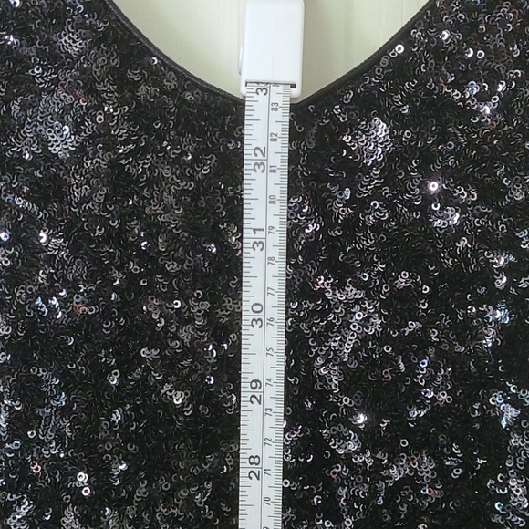 Sequined Mini Cocktail Dress - Picture 2 of 6